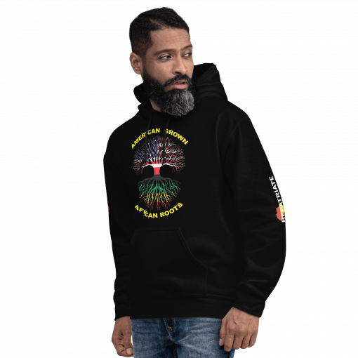 American Grown African Roots Unisex Hoodie - Image 4