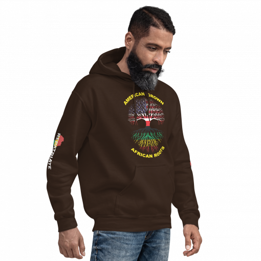 American Grown African Roots Unisex Hoodie - Image 15