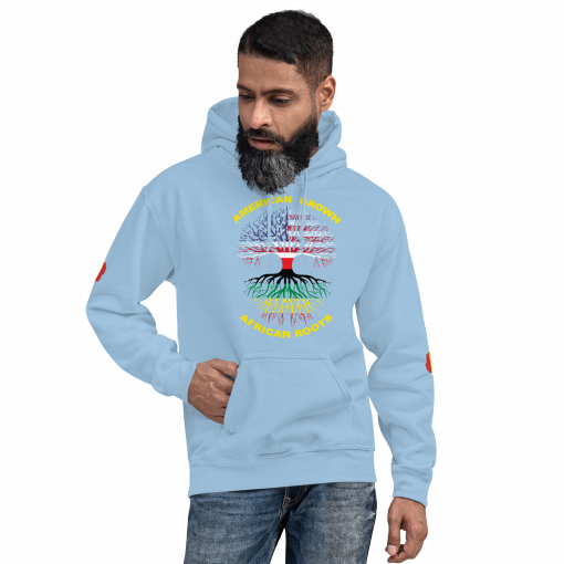 American Grown African Roots Unisex Hoodie - Image 45
