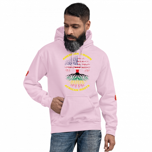 American Grown African Roots Unisex Hoodie - Image 53
