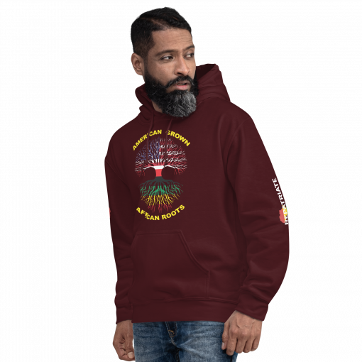 American Grown African Roots Unisex Hoodie - Image 12