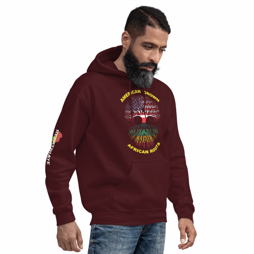 American Grown African Roots Unisex Hoodie - Image 11