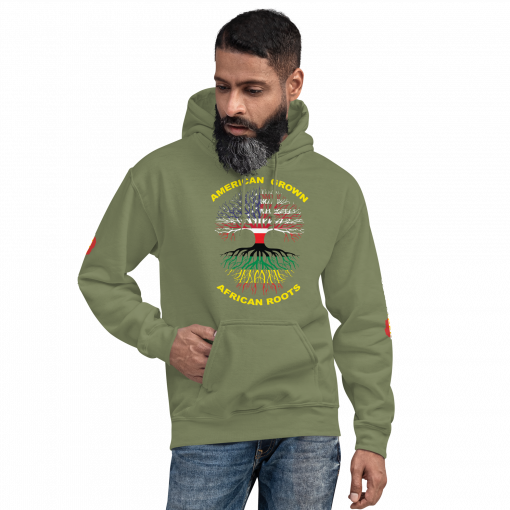 American Grown African Roots Unisex Hoodie - Image 37