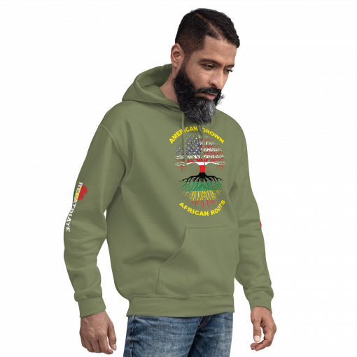 American Grown African Roots Unisex Hoodie - Image 39