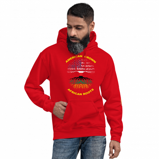 American Grown African Roots Unisex Hoodie - Image 17