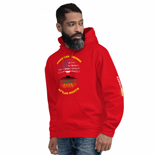American Grown African Roots Unisex Hoodie - Image 20