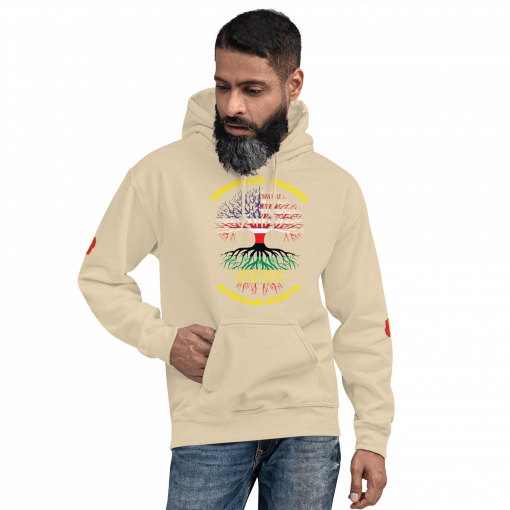 American Grown African Roots Unisex Hoodie - Image 49