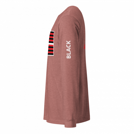The Black American Flag Unisex Long Sleeve Tee - Image 39