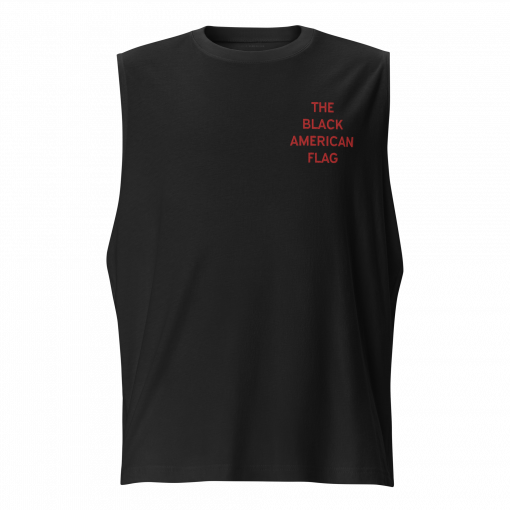 The Black American Flag Muscle Shirt